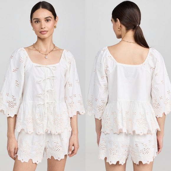 Damson Madder Tops - Damson Madder Lana Blouse